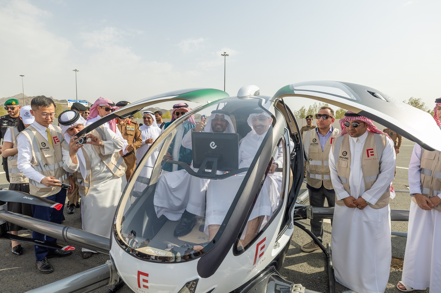 Front End Spearheads The Historic Air Taxi Trial In Saudi Arabia 1